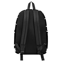 Load image into Gallery viewer, Ancestors Native, White Logo, White Drip and Black Cotton Backpack