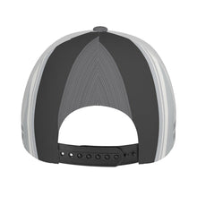Load image into Gallery viewer, Ancestors Muslim, White Logo & Grey Curved Brim Baseball Cap (AOP)