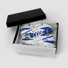 Load image into Gallery viewer, DCYG X2 Royal Blue & White , Air Max React Sneakers - White
