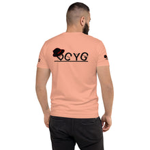Load image into Gallery viewer, DCYG Black Fadora & Black logo Short Sleeve T-shirt