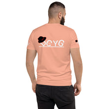 Load image into Gallery viewer, DCYG Black Fadora & White Logo Short Sleeve T-shirt