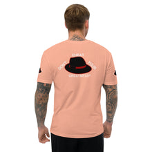 Load image into Gallery viewer, DCYG Black, Red Fedora Short Sleeve T-shirt