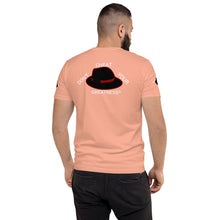 Load image into Gallery viewer, DCYG Black, Red Fedora Short Sleeve T-shirt