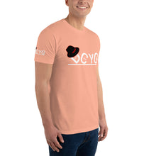 Load image into Gallery viewer, DCYG Black Fadora & White Logo Short Sleeve T-shirt