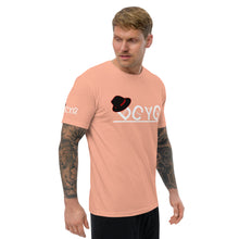 Load image into Gallery viewer, DCYG Black Fadora & White Logo Short Sleeve T-shirt