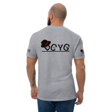 Load image into Gallery viewer, DCYG Black Fadora & Black logo Short Sleeve T-shirt