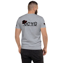 Load image into Gallery viewer, DCYG Black Fadora & Black logo Short Sleeve T-shirt
