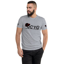 Load image into Gallery viewer, DCYG Black Fadora & Black logo Short Sleeve T-shirt