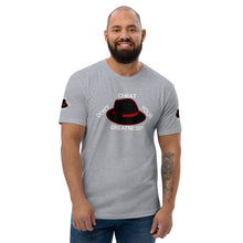 Load image into Gallery viewer, DCYG Black, Red Fedora Short Sleeve T-shirt