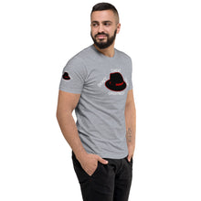 Load image into Gallery viewer, DCYG Black, Red Fedora Short Sleeve T-shirt