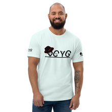 Load image into Gallery viewer, DCYG Black Fadora & Black logo Short Sleeve T-shirt