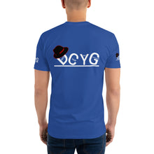 Load image into Gallery viewer, DCYG Black Fadora & White Logo Short Sleeve T-shirt