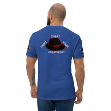 Load image into Gallery viewer, DCYG Black, Red Fedora Short Sleeve T-shirt