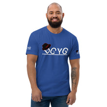 Load image into Gallery viewer, DCYG Black Fadora & White Logo Short Sleeve T-shirt