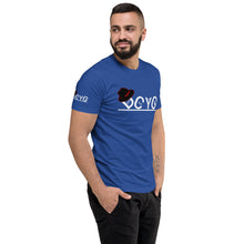 Load image into Gallery viewer, DCYG Black Fadora & White Logo Short Sleeve T-shirt