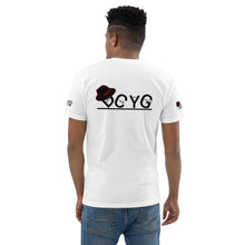 Load image into Gallery viewer, DCYG Black Fadora & Black logo Short Sleeve T-shirt