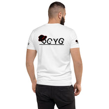 Load image into Gallery viewer, DCYG Black Fadora & Black logo Short Sleeve T-shirt