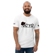 Load image into Gallery viewer, DCYG Black Fadora & Black logo Short Sleeve T-shirt