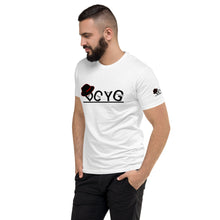 Load image into Gallery viewer, DCYG Black Fadora & Black logo Short Sleeve T-shirt