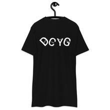 Load image into Gallery viewer, DCYG UL White logo & Black Men’s premium heavyweight tee