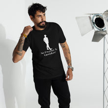 Load image into Gallery viewer, DCYG ESPN M White logo & Black Men’s premium heavyweight tee