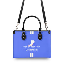 Load image into Gallery viewer, DCYG White Red Bottoms & Royal Blue Multiple Sizes Upgraded Luxury Women PU Leather Handbag