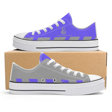 Load image into Gallery viewer, E9 Edition Unisex Classic Low Top Canvas Shoes - White