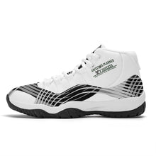 Load image into Gallery viewer, Ancestors Native, Black Logo, High Top Air Retro Sneakers - White