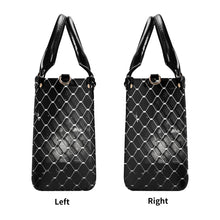 Load image into Gallery viewer, 45 Dgr Black Logo & Black Screen Multiple Sizes Upgraded Luxury Women PU Leather Handbag