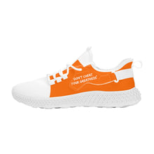 Load image into Gallery viewer, DCYG White & Neon Orange NP5 Mesh Knit Shoes Mens up to size 11 only