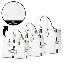 Load image into Gallery viewer, DCYG Black Red Bottoms & White Multiple Sizes Upgraded Luxury Women PU Leather Handbag