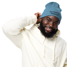 Load image into Gallery viewer, DCYG Xclusive Organic ribbed beanie