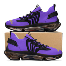 Load image into Gallery viewer, DCYG Purple & Gold Air Max React Sneakers - Black