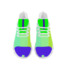 Load image into Gallery viewer, Royal 38 DDZ Purple Logo & Lime/ Yellow Flex Control Sneaker - White