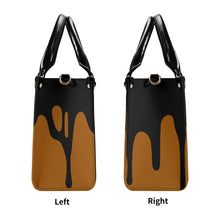 Load image into Gallery viewer, DRIP LO Black Logo & Brown Multiple Sizes Upgraded Luxury Women PU Leather Handbag