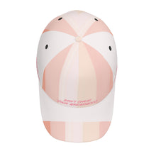 Load image into Gallery viewer, DCYG Peach Orange & Light Pink S24 Curved Brim Baseball Cap (AOP)