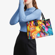 Load image into Gallery viewer, DCYG Black Logo & Multi-Color Balloons Multiple Sizes Upgraded Luxury Women PU Leather Handbag
