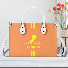 Load image into Gallery viewer, DCYG Yellow Red Bottoms & Orange Multiple Sizes Upgraded Luxury Women PU Leather Handbag