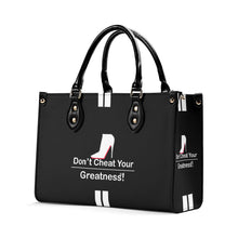 Load image into Gallery viewer, DCYG White Red Bottoms & Black Multiple Sizes Upgraded Luxury Women PU Leather Handbag