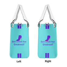 Load image into Gallery viewer, DCYG Purple Red Bottoms & Light Blue Multiple Sizes Upgraded Luxury Women PU Leather Handbag