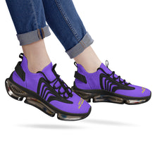Load image into Gallery viewer, DCYG Purple & Gold Air Max React Sneakers - Black