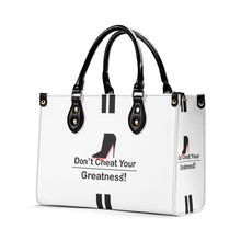 Load image into Gallery viewer, DCYG Black Red Bottoms & White Multiple Sizes Upgraded Luxury Women PU Leather Handbag