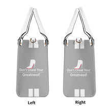 Load image into Gallery viewer, DCYG White Red Bottoms & Grey Multiple Sizes Upgraded Luxury Women PU Leather Handbag