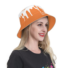 Load image into Gallery viewer, DCYG 24 DRIP White & Orange Bucket Hat