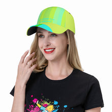 Load image into Gallery viewer, DCYG Light Green & Teal S24 Curved Brim Baseball Cap (AOP)
