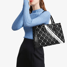 Load image into Gallery viewer, 45 Dgr Black Logo & Black Screen Multiple Sizes Upgraded Luxury Women PU Leather Handbag