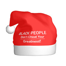 Load image into Gallery viewer, Black People Adult Plush Christmas Hat