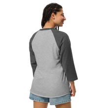Load image into Gallery viewer, DCYG Black Red Bottoms 3/4 sleeve raglan shirt