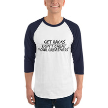 Load image into Gallery viewer, DCYG Get Racks 3/4 sleeve raglan shirt