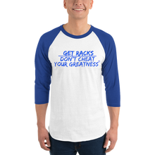Load image into Gallery viewer, DCYG Get Racks 3/4 sleeve raglan shirt
